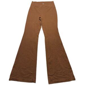 Aritzia Tna Womens Small Camel Brown Flared Bootcut Yoga Pants High Rise